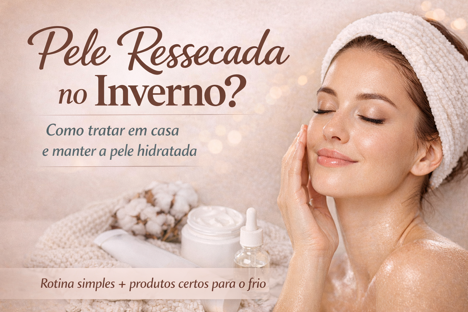 Pele Ressecada no Inverno: Como Tratar em Casa com uma Rotina Simples e Eficaz