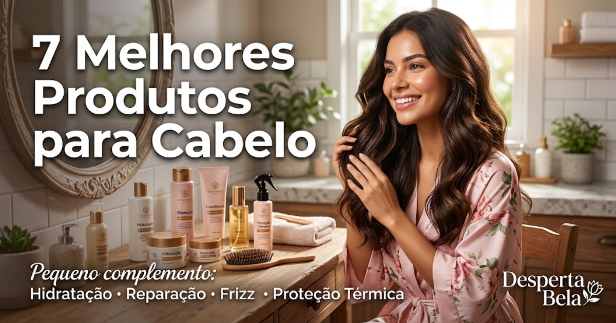 7 Melhores Produtos para Cabelo: Hidratação, Reparação, Frizz e Proteção Térmica